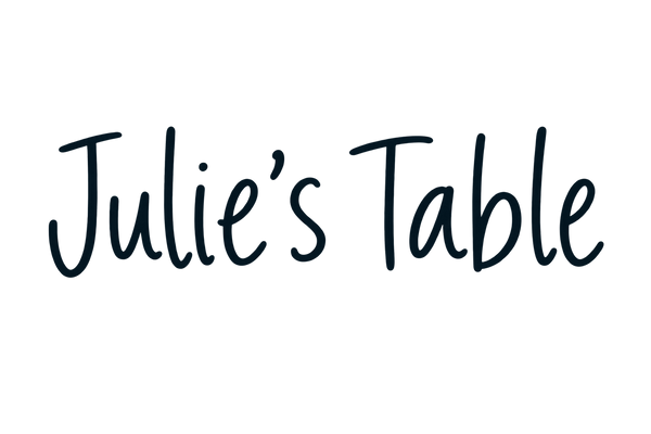 Julie's Table text logo
